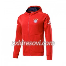 FC Bayern München Trening Jakna Kapuljačom 2017-18 Crvena